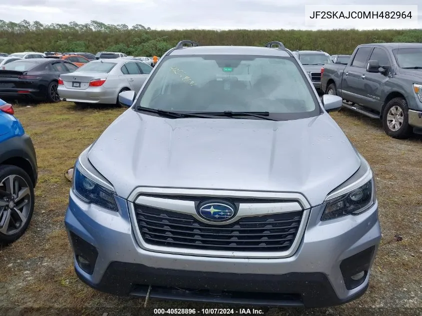 2021 Subaru Forester Premium VIN: JF2SKAJC0MH482964 Lot: 40528896