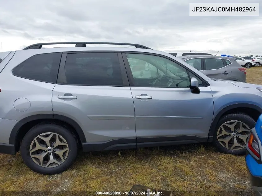 2021 Subaru Forester Premium VIN: JF2SKAJC0MH482964 Lot: 40528896