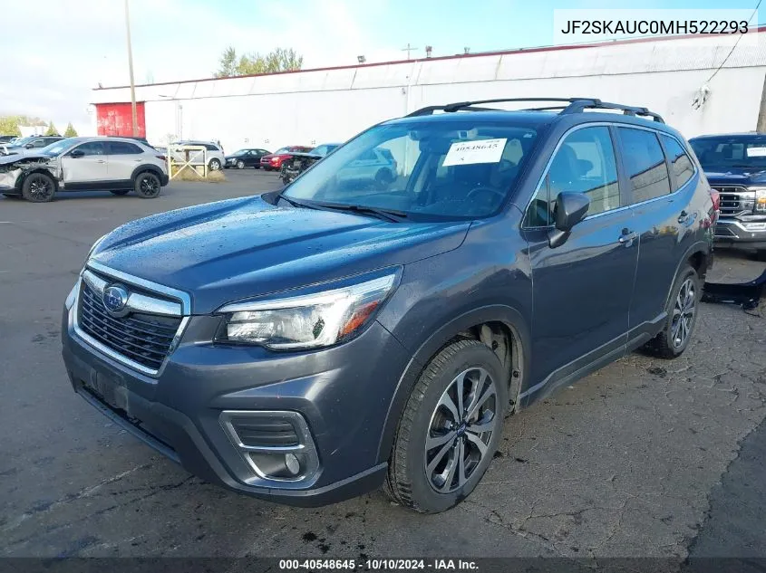 JF2SKAUC0MH522293 2021 Subaru Forester Limited