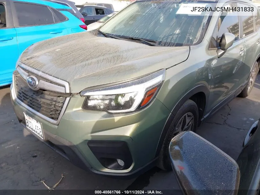 JF2SKAJC5MH431833 2021 Subaru Forester Premium