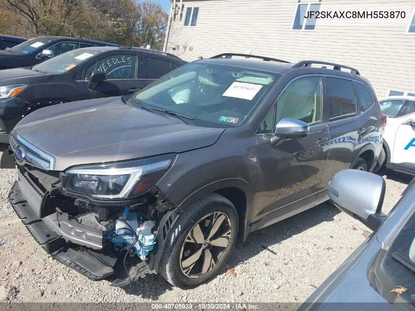 2021 Subaru Forester Touring VIN: JF2SKAXC8MH553870 Lot: 40709039