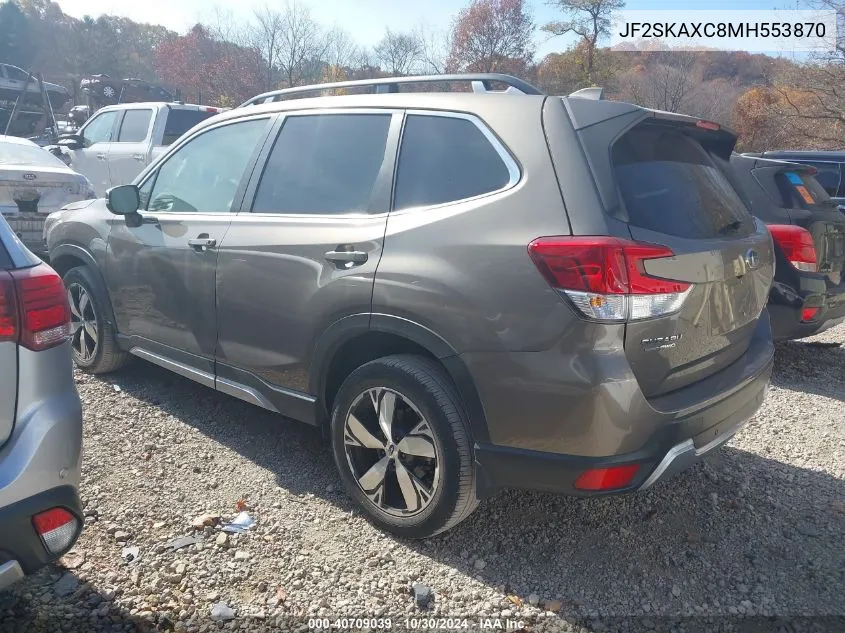 2021 Subaru Forester Touring VIN: JF2SKAXC8MH553870 Lot: 40709039