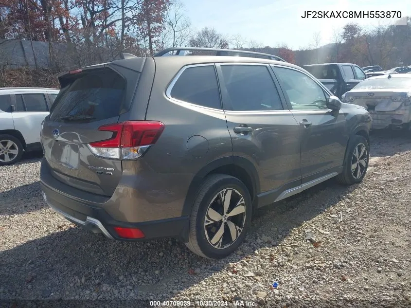 2021 Subaru Forester Touring VIN: JF2SKAXC8MH553870 Lot: 40709039