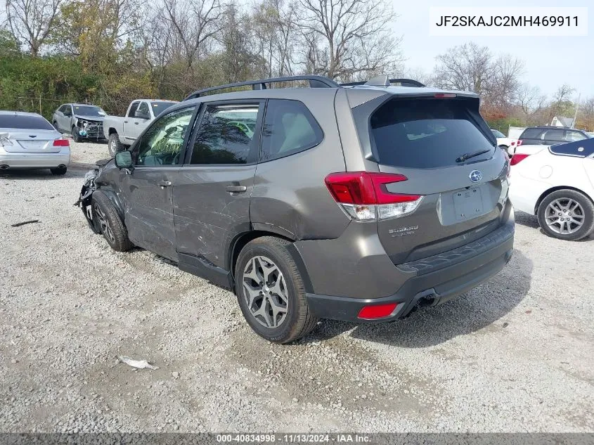 2021 Subaru Forester Premium VIN: JF2SKAJC2MH469911 Lot: 40834998