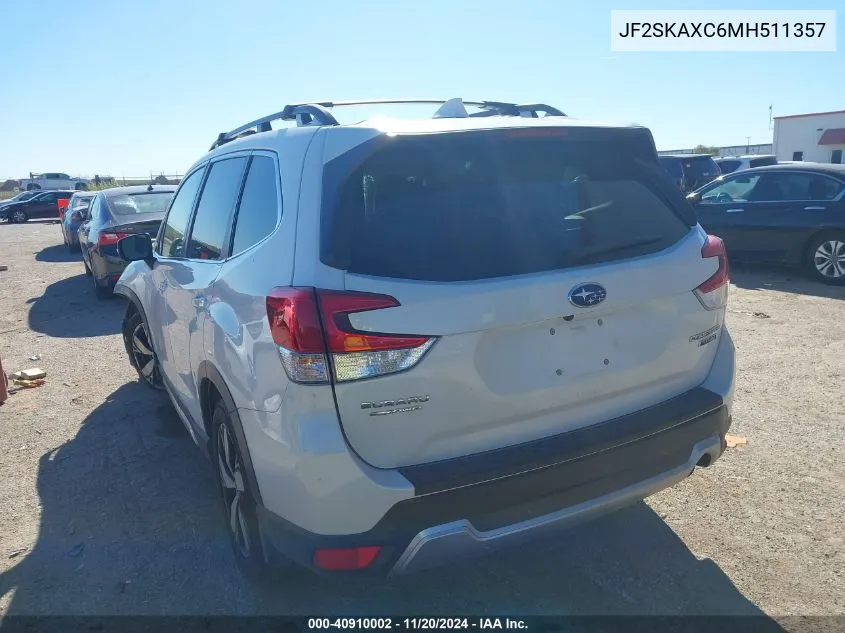 2021 Subaru Forester Touring VIN: JF2SKAXC6MH511357 Lot: 40910002