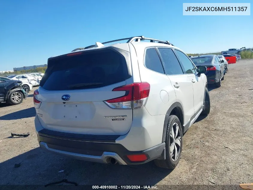 2021 Subaru Forester Touring VIN: JF2SKAXC6MH511357 Lot: 40910002