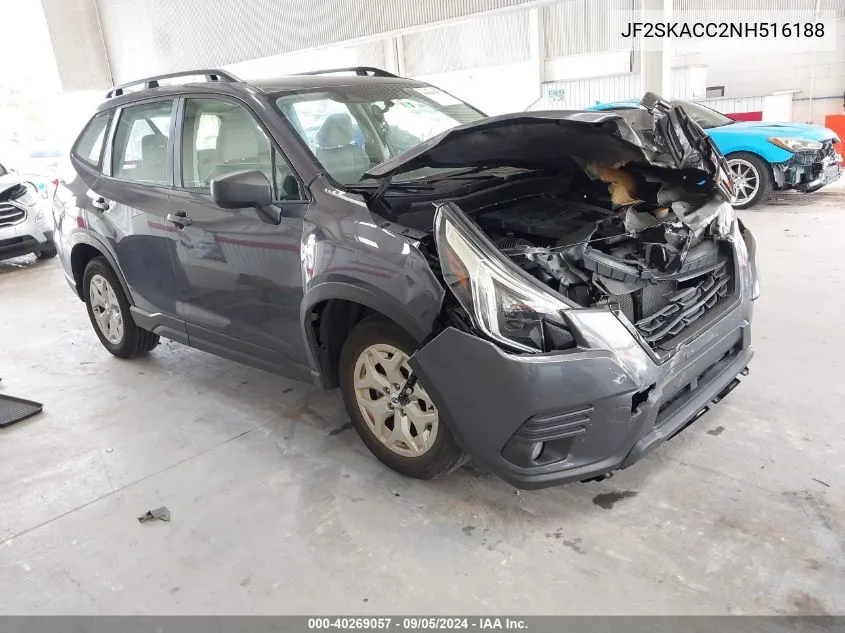 JF2SKACC2NH516188 2022 Subaru Forester