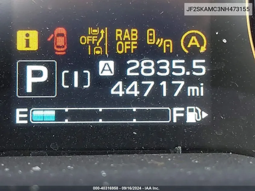 JF2SKAMC3NH473155 2022 Subaru Forester Wilderness