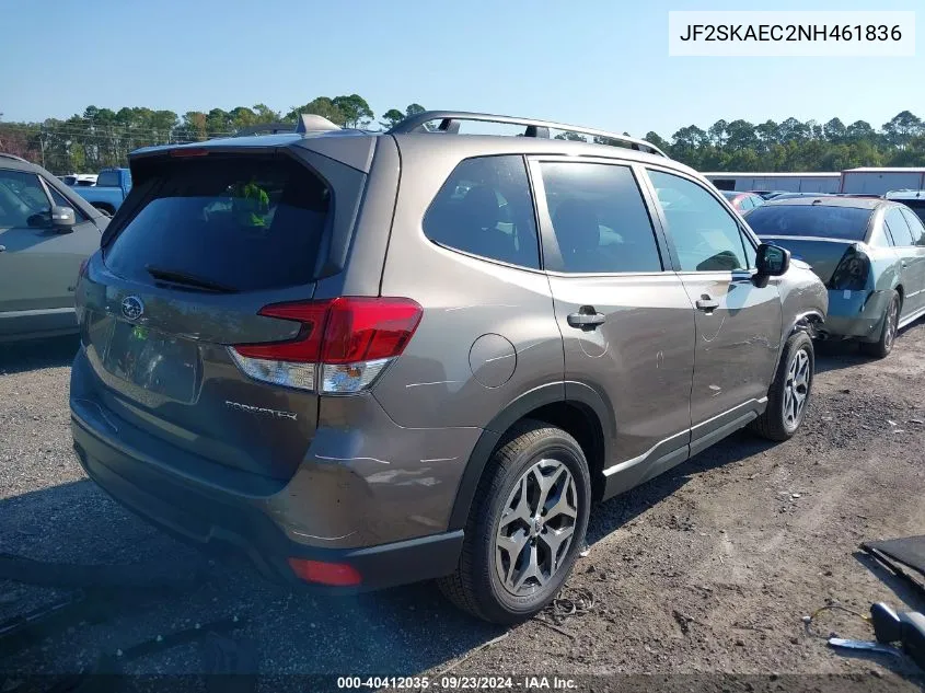 JF2SKAEC2NH461836 2022 Subaru Forester Premium