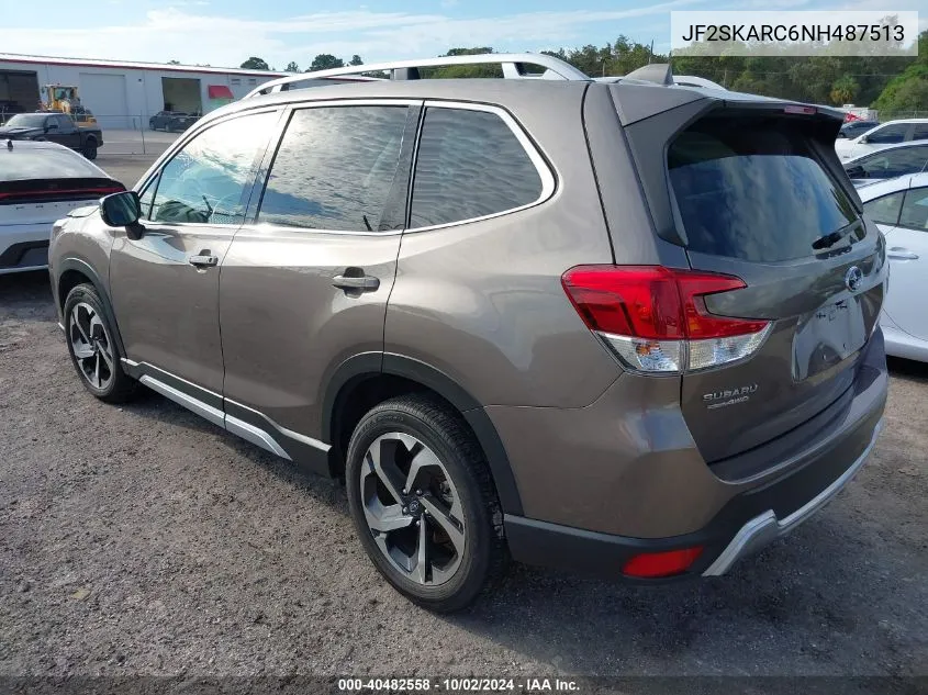 2022 Subaru Forester Touring VIN: JF2SKARC6NH487513 Lot: 40482558