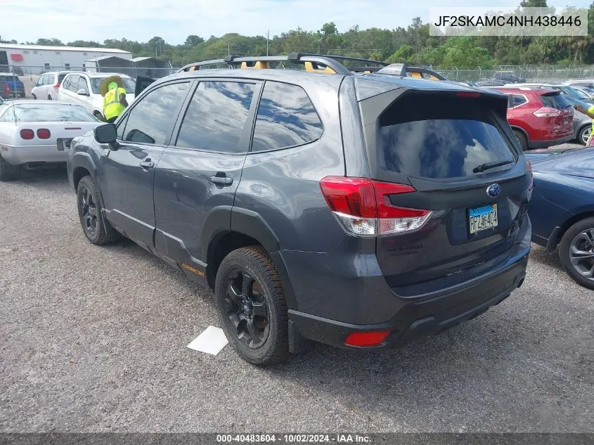 2022 Subaru Forester Wilderness VIN: JF2SKAMC4NH438446 Lot: 40483604