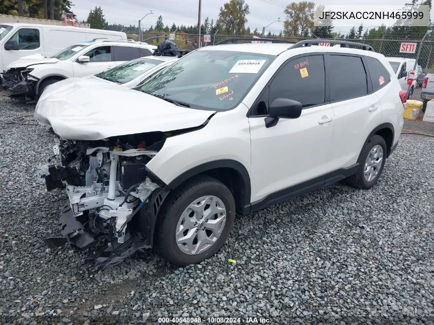 JF2SKACC2NH465999 2022 Subaru Forester