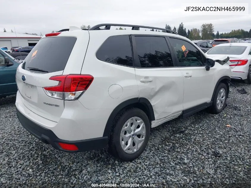 JF2SKACC2NH465999 2022 Subaru Forester