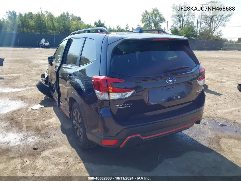 2022 Subaru Forester Sport VIN: JF2SKAJC7NH468688 Lot: 40562638