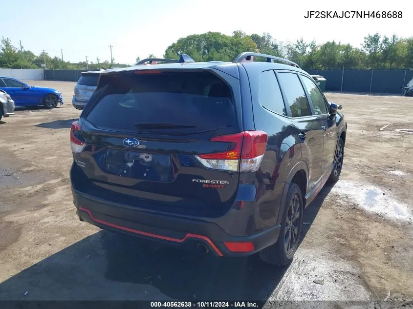 2022 Subaru Forester Sport VIN: JF2SKAJC7NH468688 Lot: 40562638