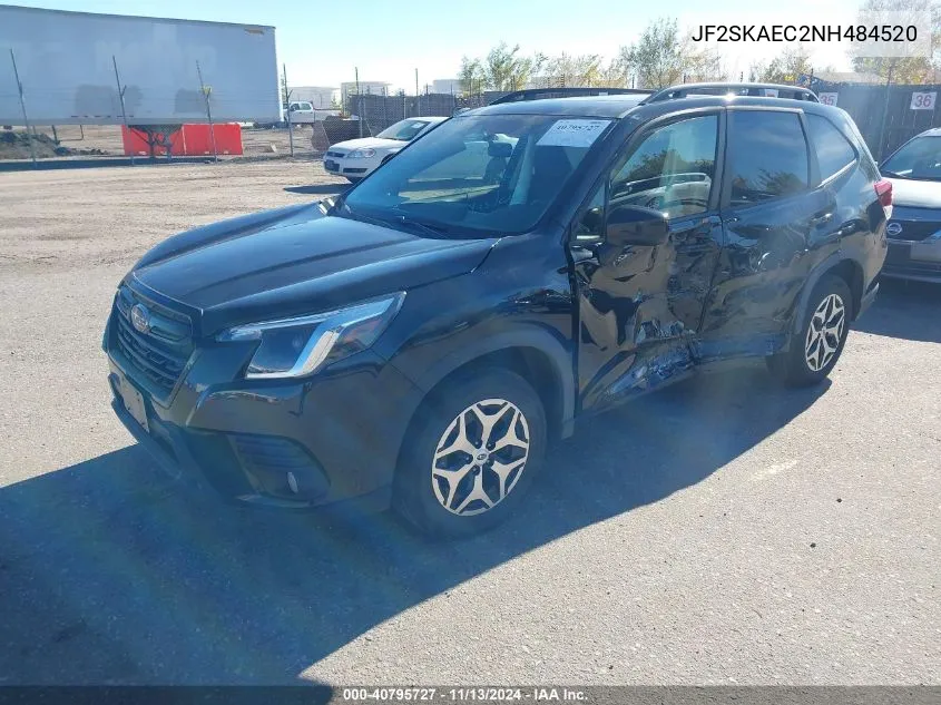 2022 Subaru Forester Premium VIN: JF2SKAEC2NH484520 Lot: 40795727