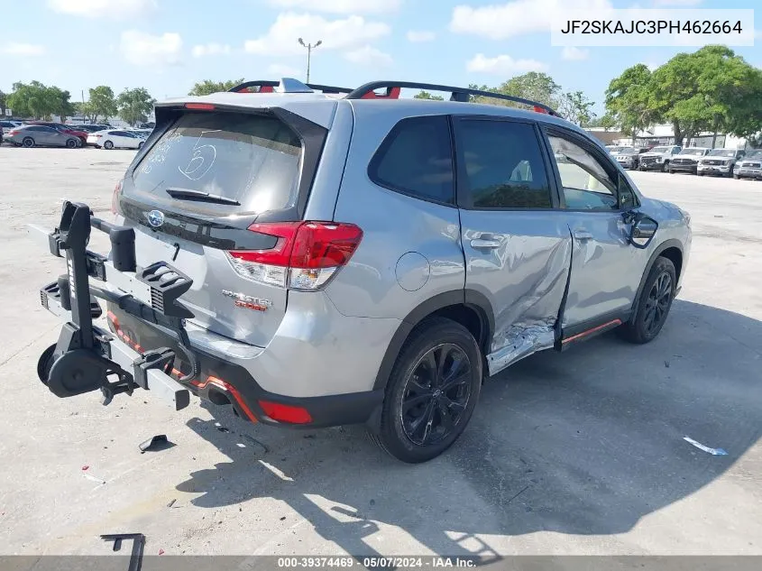 2023 Subaru Forester Sport VIN: JF2SKAJC3PH462664 Lot: 39374469