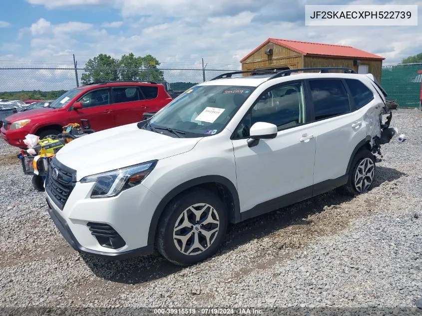 2023 Subaru Forester Premium VIN: JF2SKAECXPH522739 Lot: 39915519