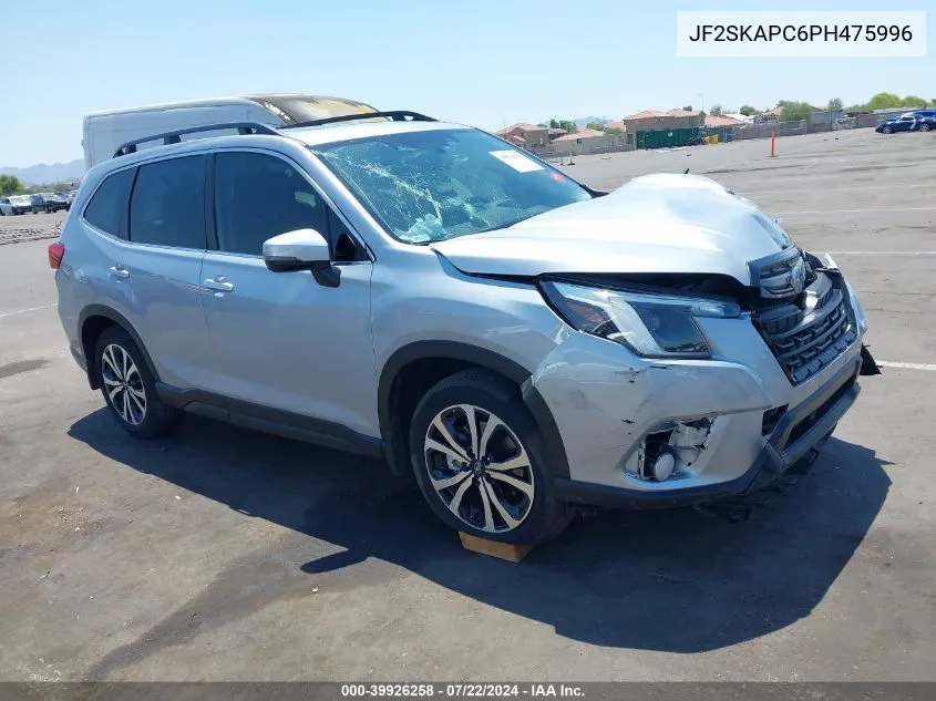 JF2SKAPC6PH475996 2023 Subaru Forester Limited