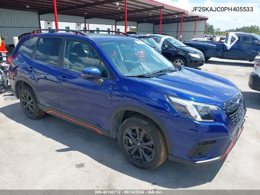 JF2SKAJC0PH405533 2023 Subaru Forester Sport