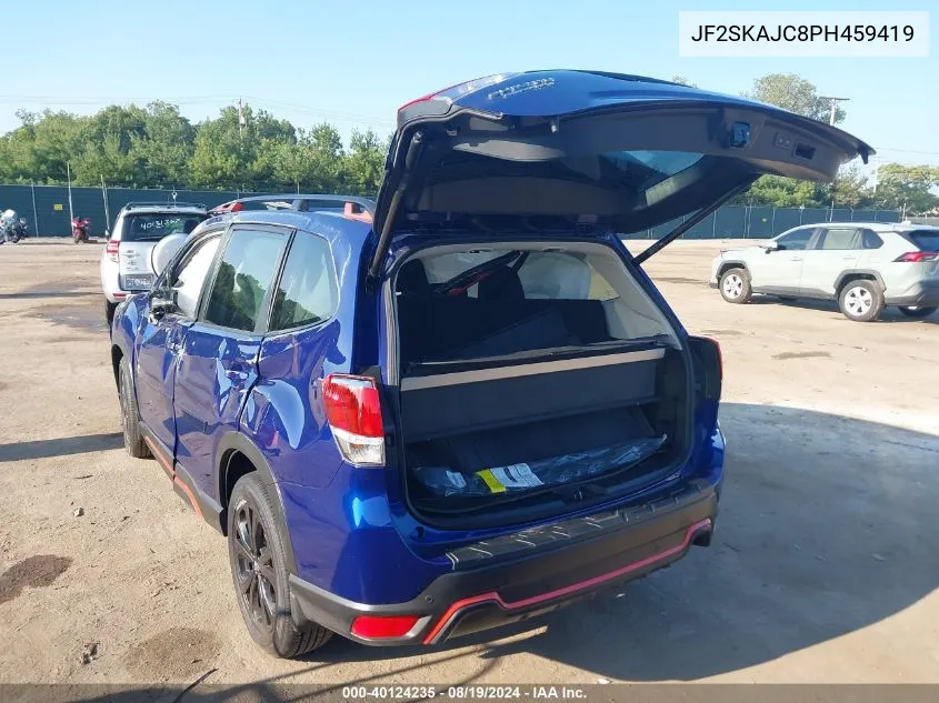 2023 Subaru Forester Sport VIN: JF2SKAJC8PH459419 Lot: 40124235