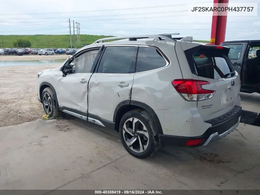 2023 Subaru Forester Touring VIN: JF2SKARC0PH437757 Lot: 40359419