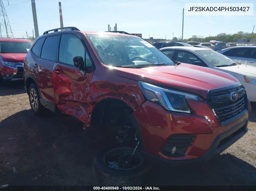 2023 Subaru Forester Premium VIN: JF2SKADC4PH503427 Lot: 40480949