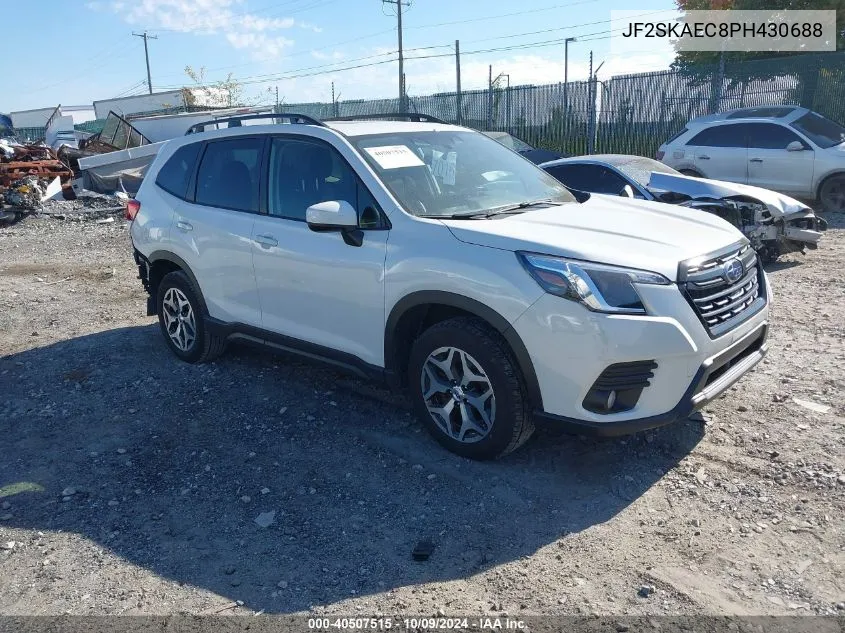 2023 Subaru Forester Premium VIN: JF2SKAEC8PH430688 Lot: 40507515