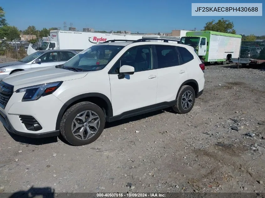 2023 Subaru Forester Premium VIN: JF2SKAEC8PH430688 Lot: 40507515