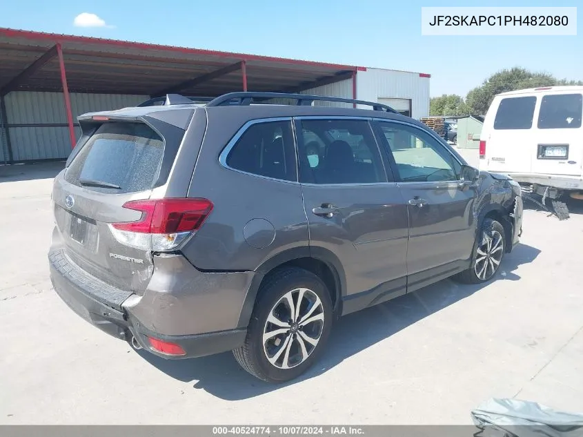 2023 Subaru Forester Limited VIN: JF2SKAPC1PH482080 Lot: 40524774