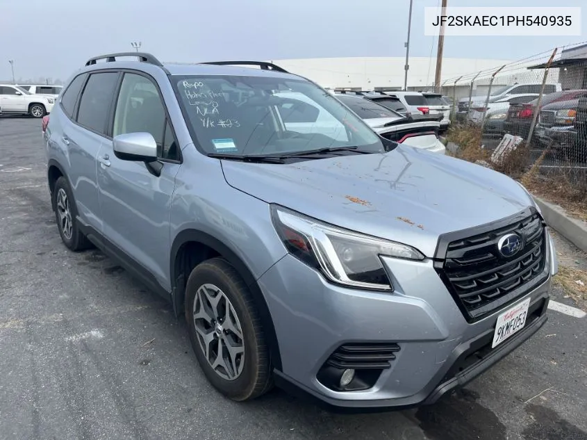 2023 Subaru Forester Premium VIN: JF2SKAEC1PH540935 Lot: 40591073