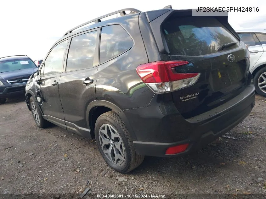 2023 Subaru Forester Premium VIN: JF2SKAEC5PH424816 Lot: 40602301