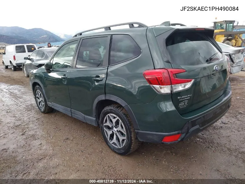 2023 Subaru Forester Premium VIN: JF2SKAEC1PH490084 Lot: 40812739