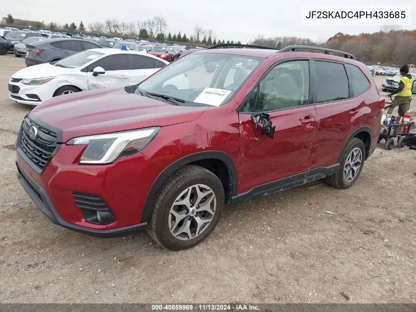 2023 Subaru Forester Premium VIN: JF2SKADC4PH433685 Lot: 40859969