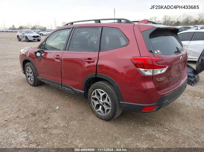 2023 Subaru Forester Premium VIN: JF2SKADC4PH433685 Lot: 40859969