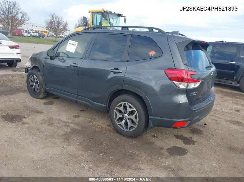 2023 Subaru Forester Premium VIN: JF2SKAEC4PH521893 Lot: 40898503