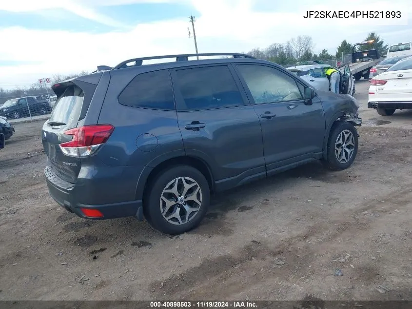 2023 Subaru Forester Premium VIN: JF2SKAEC4PH521893 Lot: 40898503