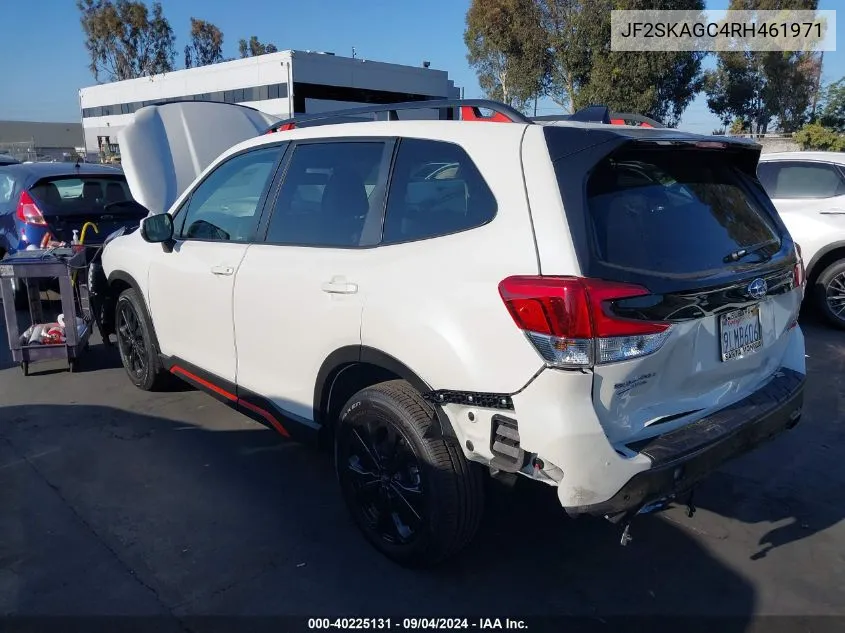 2024 Subaru Forester Sport VIN: JF2SKAGC4RH461971 Lot: 40225131