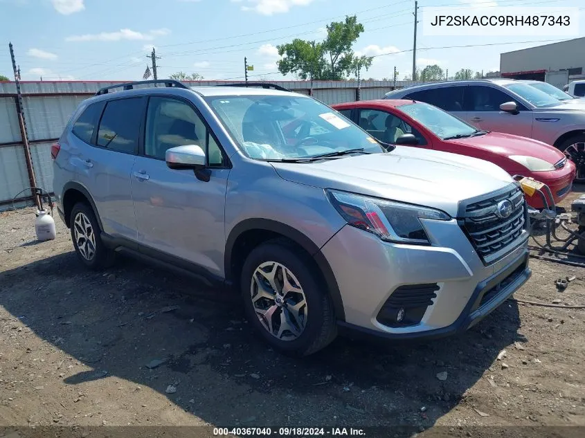 2024 Subaru Forester Premium VIN: JF2SKACC9RH487343 Lot: 40367040