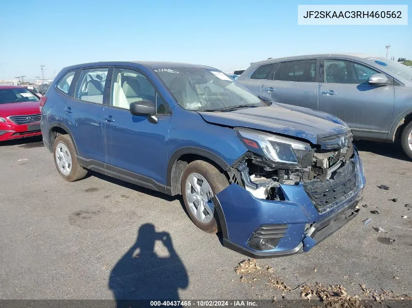 JF2SKAAC3RH460562 2024 Subaru Forester