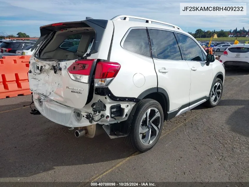 2024 Subaru Forester Touring VIN: JF2SKAMC8RH409232 Lot: 40708098