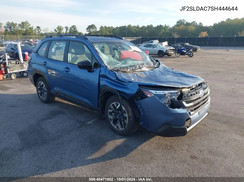 JF2SLDAC7SH444644 2025 Subaru Forester