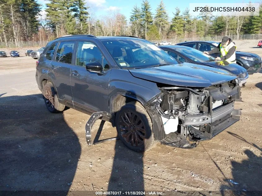 2025 Subaru Forester Sport VIN: JF2SLDHC5SH404438 Lot: 40870317