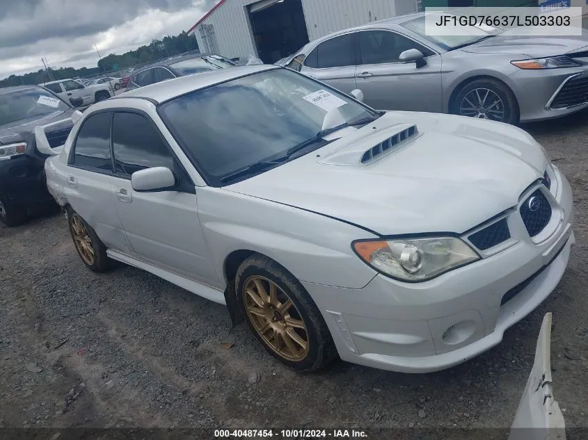 2007 Subaru Impreza Wrx Sti VIN: JF1GD76637L503303 Lot: 40487454