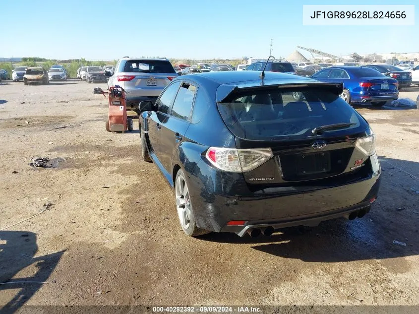 2008 Subaru Impreza Wrx Sti VIN: JF1GR89628L824656 Lot: 40292392