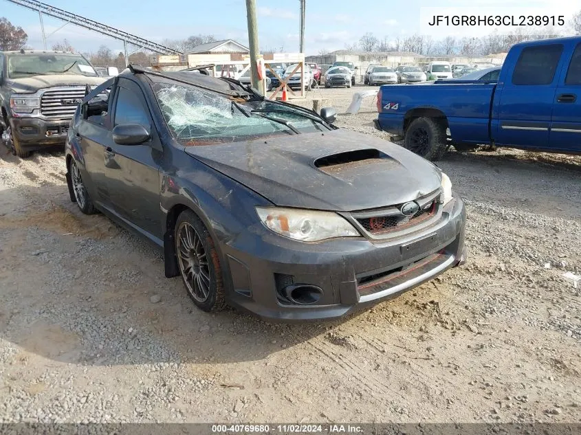 2012 Subaru Impreza Wrx Sti VIN: JF1GR8H63CL238915 Lot: 40769680