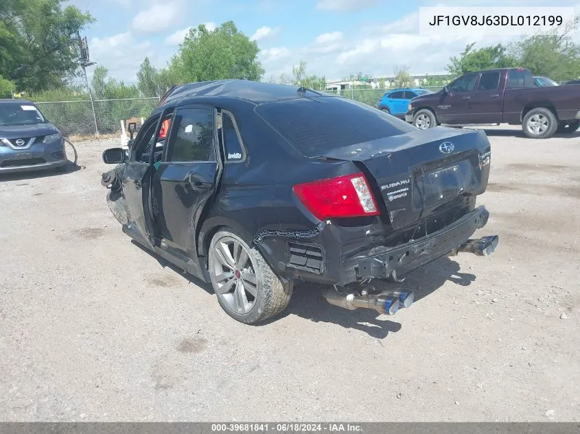 2013 Subaru Impreza Wrx Sti VIN: JF1GV8J63DL012199 Lot: 39681841