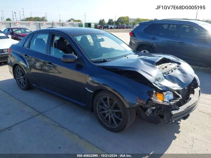 2013 Subaru Impreza Wrx VIN: JF1GV7E68DG005195 Lot: 40652990