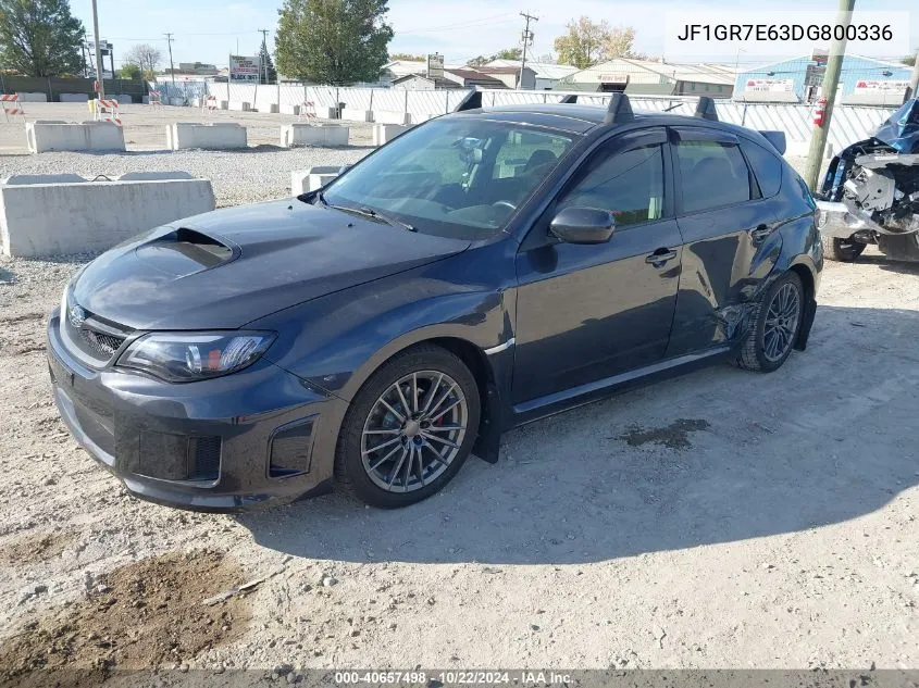 2013 Subaru Impreza Wrx VIN: JF1GR7E63DG800336 Lot: 40657498