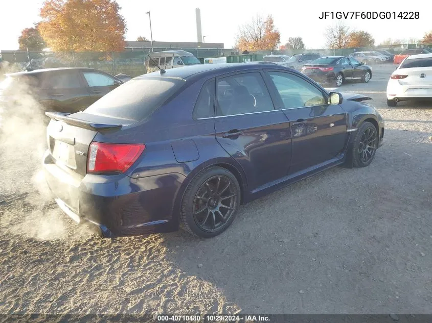 2013 Subaru Impreza Wrx Premium VIN: JF1GV7F60DG014228 Lot: 40710480